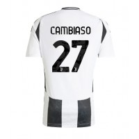 Juventus Andrea Cambiaso #27 Domáci futbalový dres 2024-25 Krátky Rukáv